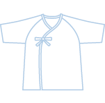 短肌着のイラスト